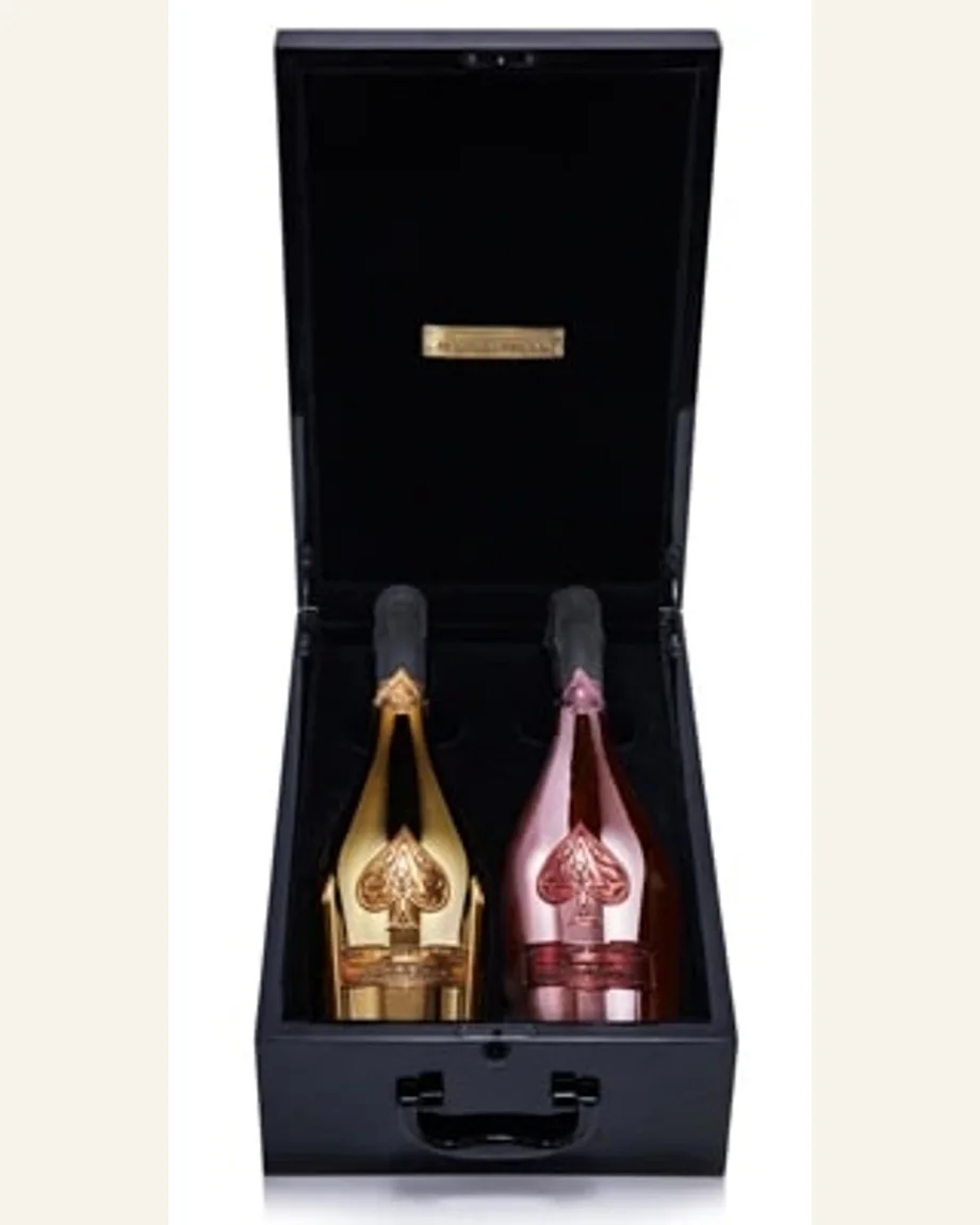 Armand de Brignac Demi-Sec (Gift Box) 黑桃A 紫金酒标与酒瓶图片
