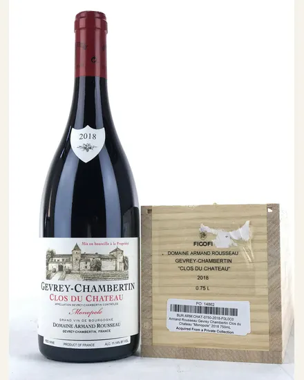 Armand Rousseau Gevrey Chambertin Clos Du Chateau热夫雷香贝丹独占园酒款图片