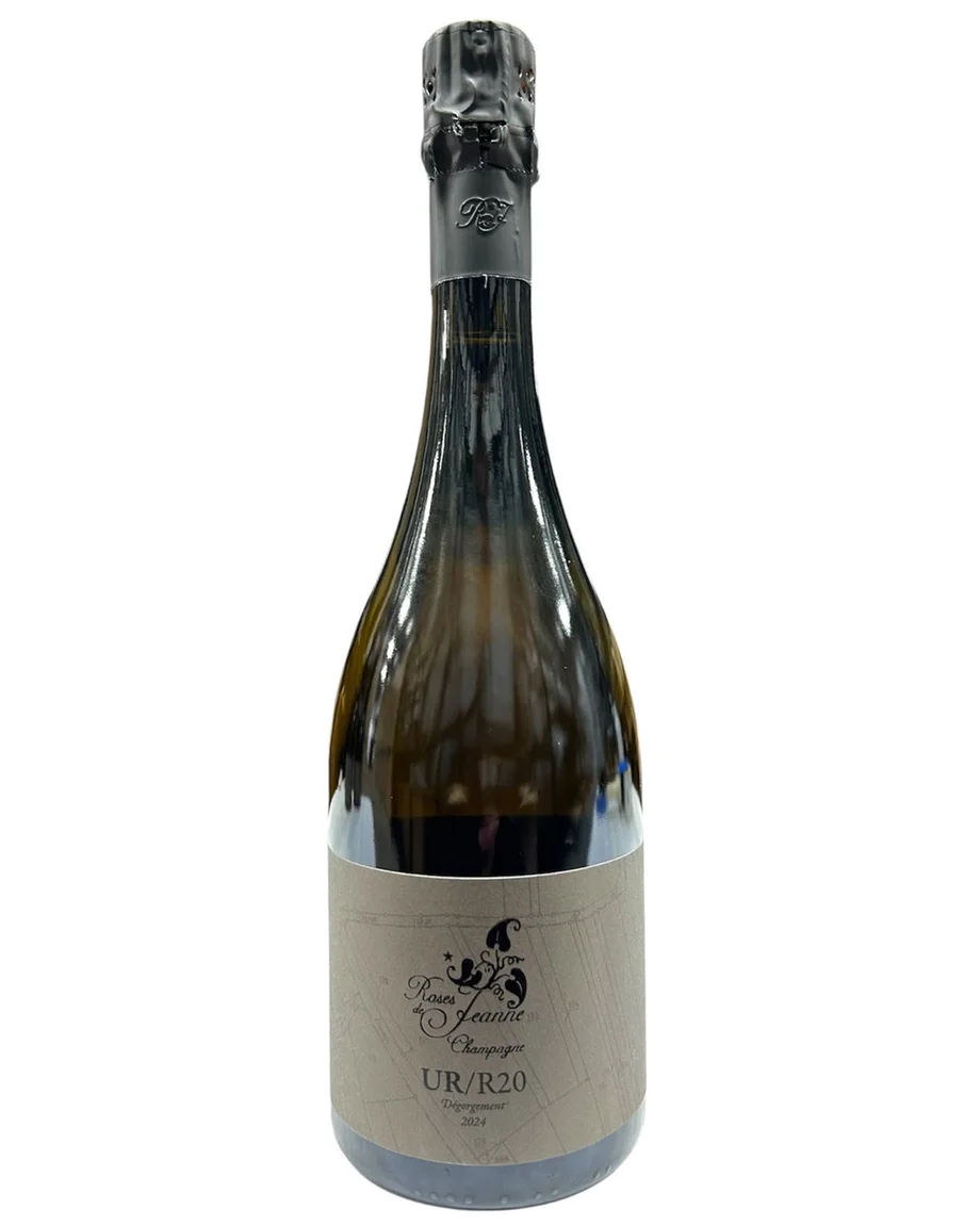 Cedric Bouchard Roses De Jeanne Les Ursules Blanc De Noirs布夏尔珍妮之花乌尔苏勒园黑中白香槟酒标与酒瓶图片