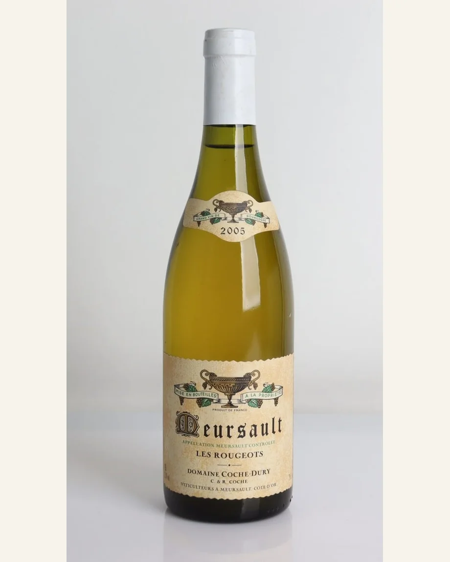 Coche Dury Meursault Rougeots / 科齐默尔索汝哲特园酒标与酒瓶图片