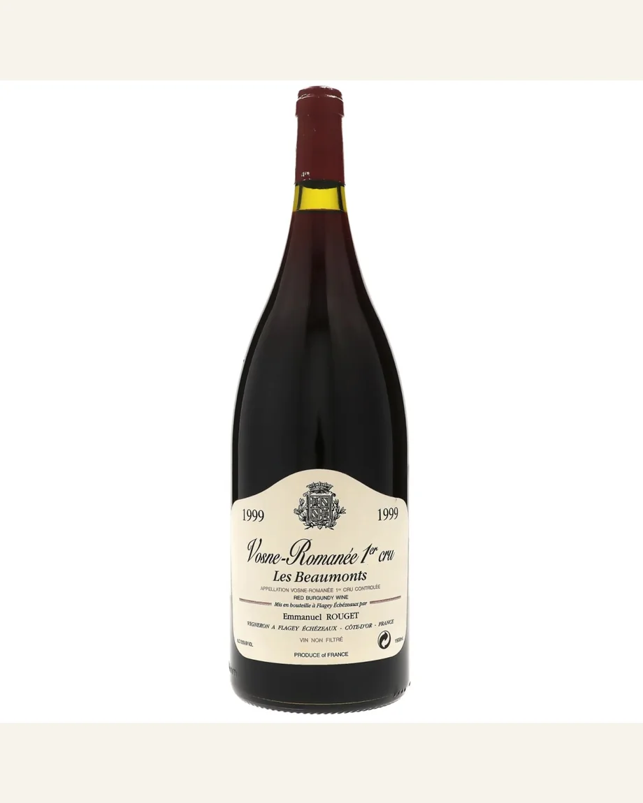 Emmanuel Rouget Vosne Romanee / Les Beaux Monts沃恩罗曼尼秀峰一级田酒标与酒瓶图片