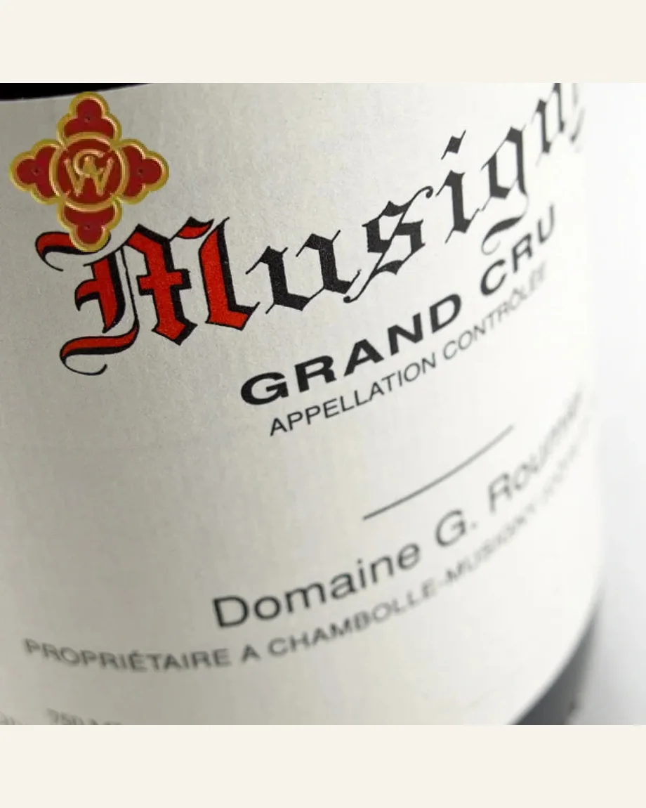 Georges Roumier Chambolle Musigny Les Combottes香波慕西尼康博特一级田酒标与酒瓶图片