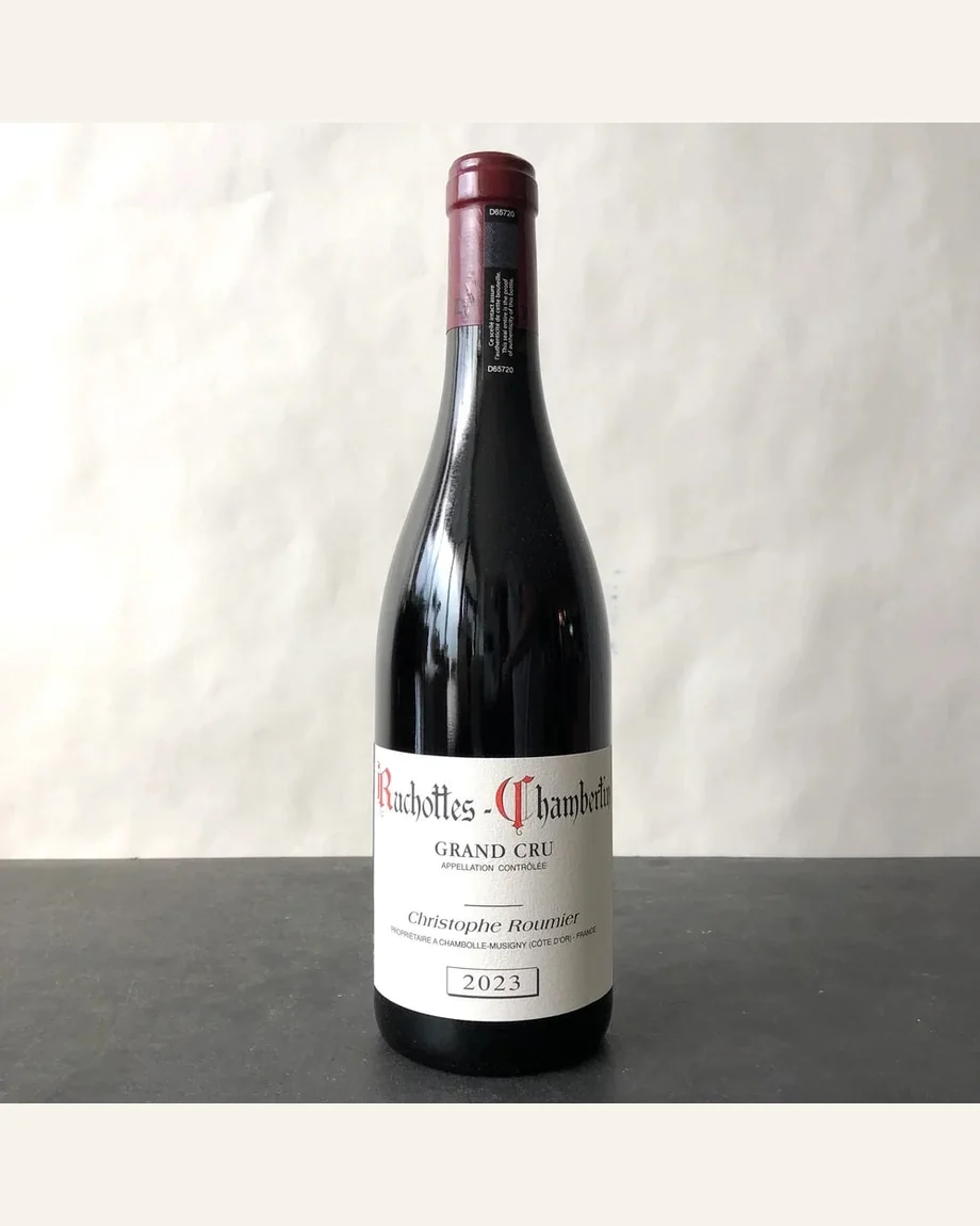 Georges Roumier Ruchottes Chambertin卢索香贝丹特级田酒标与酒瓶图片