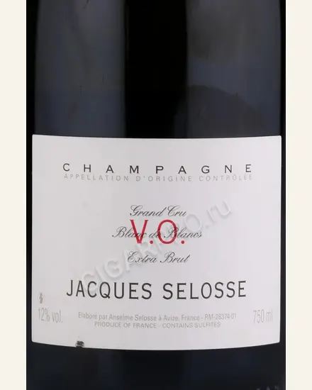 Jacques Selosse Substance Blanc de Blancs 雅克賽洛斯, 白中白香檳酒款图片