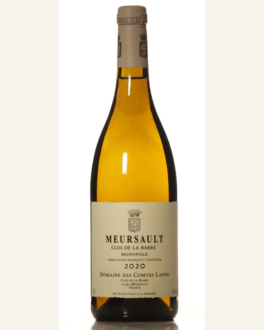 Lafon Meursault Clos de la Barre酒标与酒瓶图片