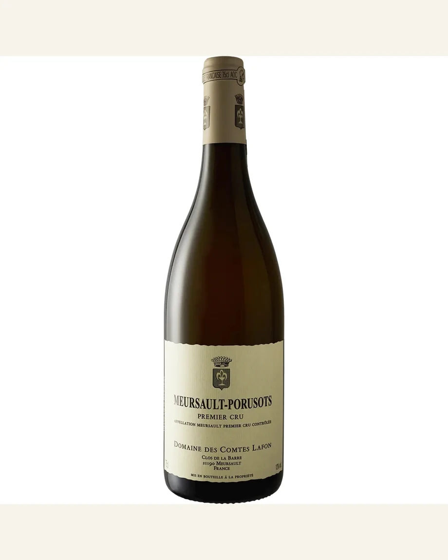 Lafon Meursault Poruzots默尔索波鲁佐一级田酒标与酒瓶图片