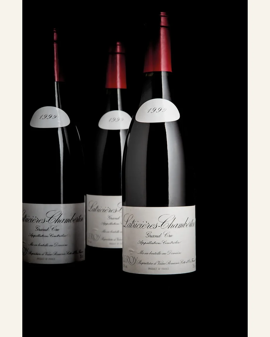 Leroy Latricieres Chambertin拉翠西香贝丹特级田酒标与酒瓶图片