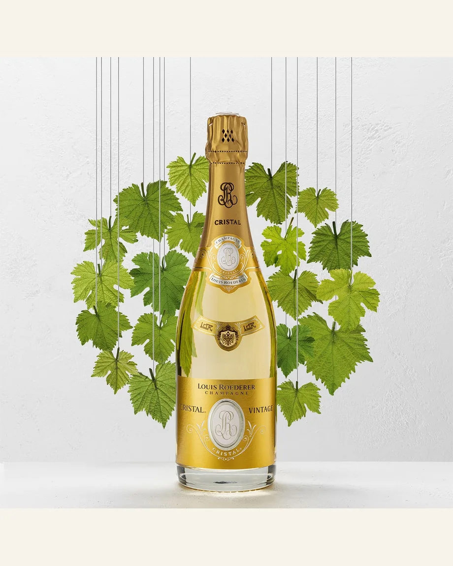 Louis Roederer, Cristal Brut路易王妃 水晶年份香槟酒标与酒瓶图片