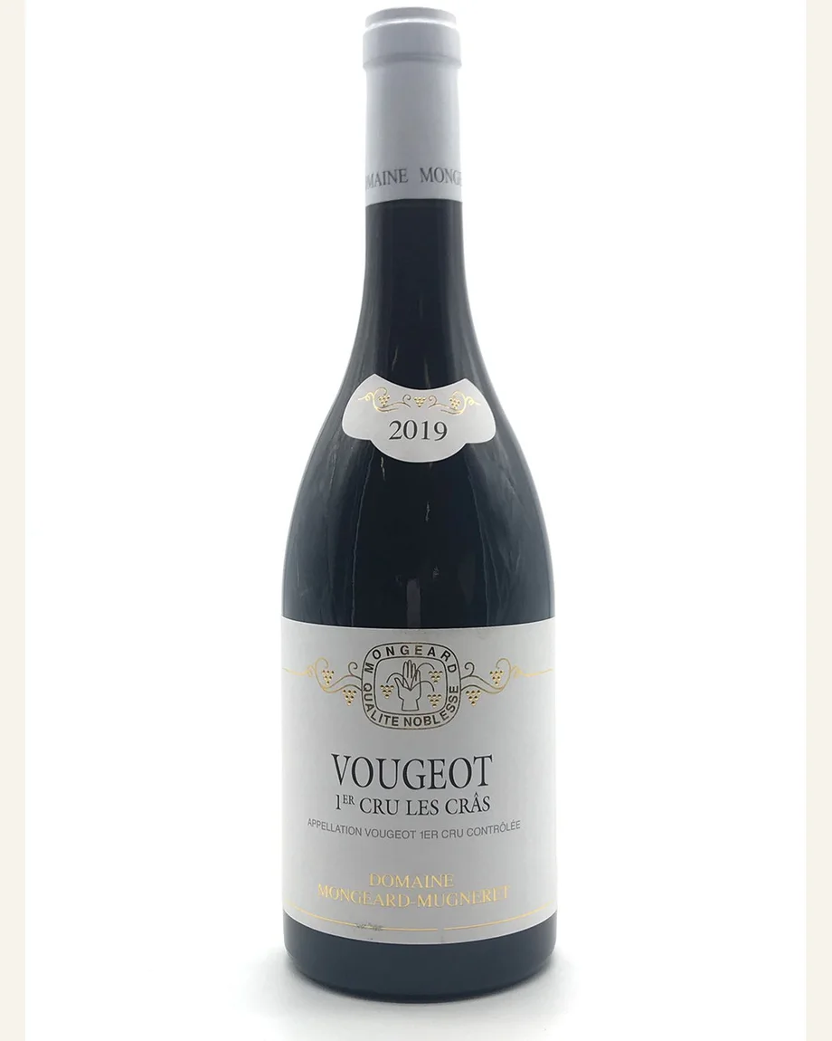 Mongeard Mugneret Vougeot 1er Cru伏旧一级园酒标与酒瓶图片