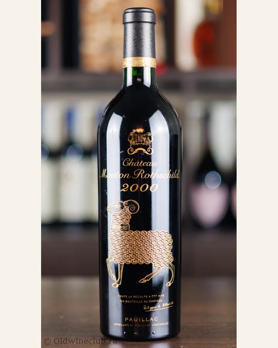 木桐Mouton酒标与酒瓶图片