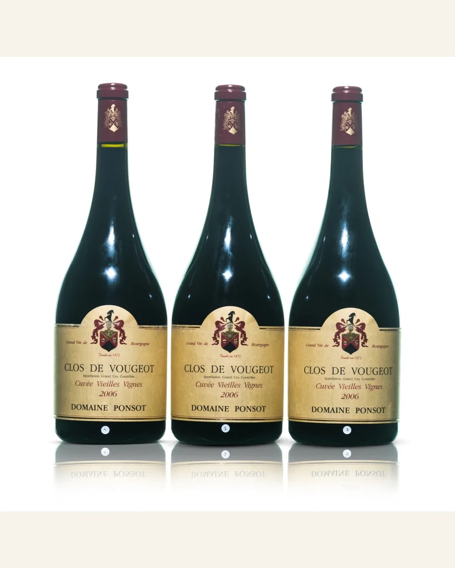 Ponsot Clos De Vougeot伏旧园酒标与酒瓶图片