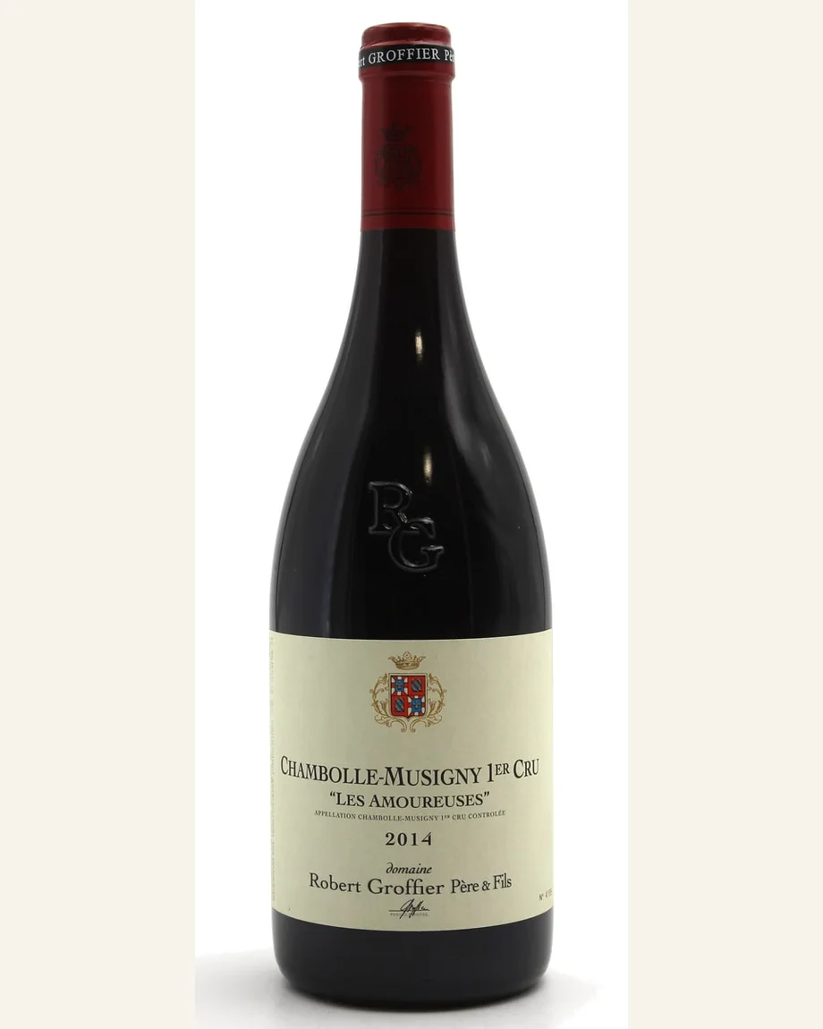Robert Groffier Chambolle Musigny Les Amoureuses爱侣一级园酒标与酒瓶图片