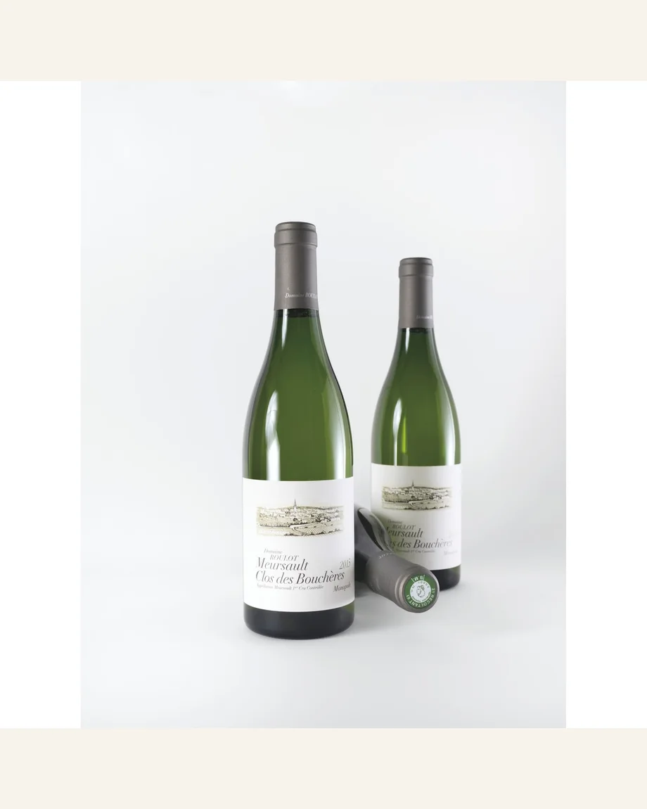 Roulot Meursault Boucheres默尔索布榭园一级田酒标与酒瓶图片